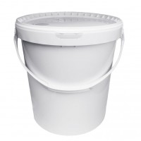 21 LITRE WHITE BUCKET and LID